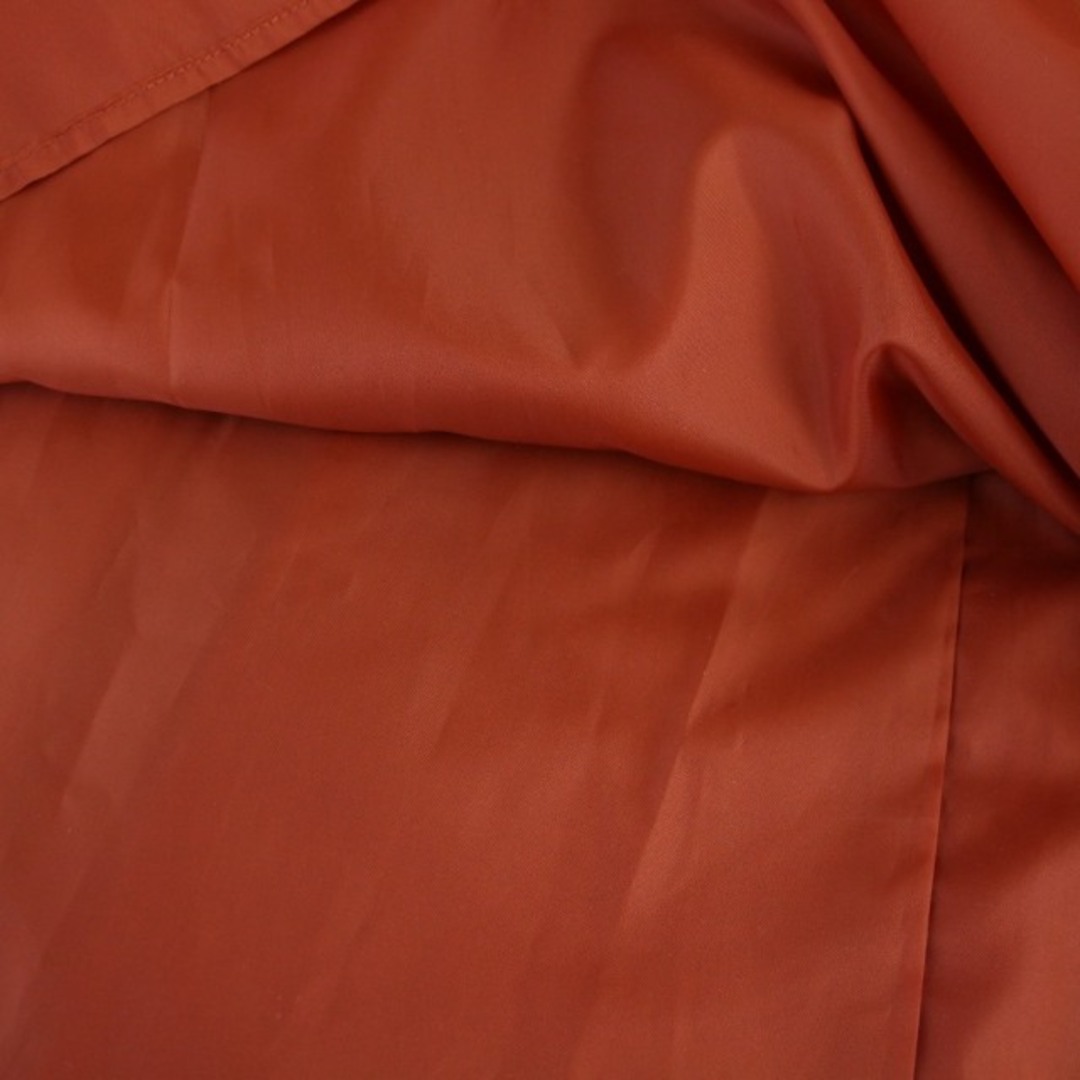 OPAQUE(オペーク)のオペーク メランジカルゼ プリーツフレアスカート ロング 40 オレンジ レディースのスカート(ロングスカート)の商品写真