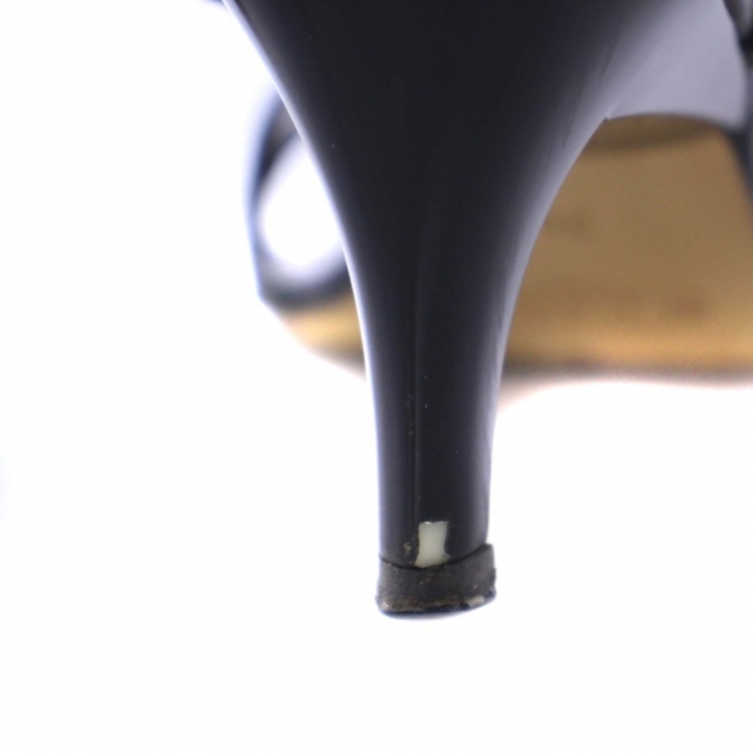 TOD'S(トッズ)のトッズ サンダル ミドルヒール ストラップ レザー 23㎝ 黒 レディースの靴/シューズ(サンダル)の商品写真