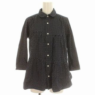 アザー(other)のMORIKAGE SHIRT シャツ ドット ブラウス 丸襟 SS ネイビー(シャツ/ブラウス(長袖/七分))