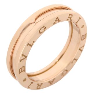 BVLGARI - ブルガリ BVLGARI リング 指輪 ビーゼロワン B-zero1 リング XS  K18PG ピンクゴールド #53(JP13) 750 18金 【中古】