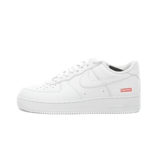 ナイキ(NIKE)のナイキ NKE × シュプリーム Supreme ■ 【 AIR FORCE 1 LOW WHITE CU9225 100 】 エア フォース ワン ホワイト スニーカー h0453(スニーカー)