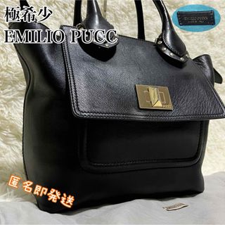 エミリオプッチ(EMILIO PUCCI)の✨超希少✨　EMILIO PUCCI トートバッグ　金金具　大容量　自立型　美品(トートバッグ)