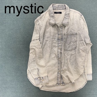 ミスティック(mystic)の【専用】mystic オーバーサイズデニムシャツ(シャツ/ブラウス(長袖/七分))