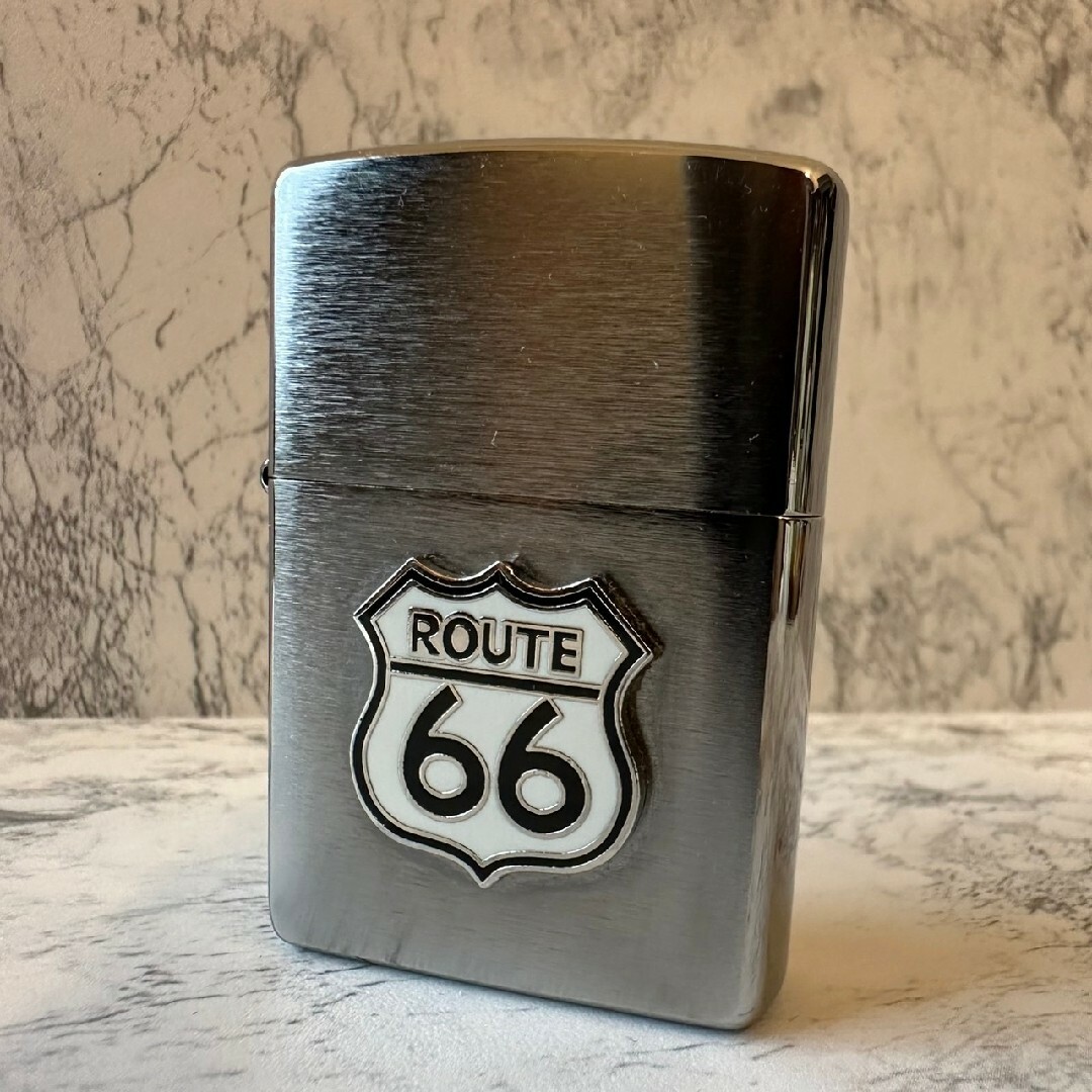 ZIPPO(ジッポー)のZIPPO ROUTE66 ルート66 メタル貼り メンズのファッション小物(タバコグッズ)の商品写真