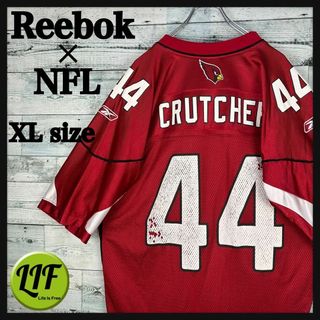 リーボック(Reebok)のリーボック NFL プリントロゴ カーディナルス 半袖ゲームシャツ XL(Tシャツ/カットソー(半袖/袖なし))