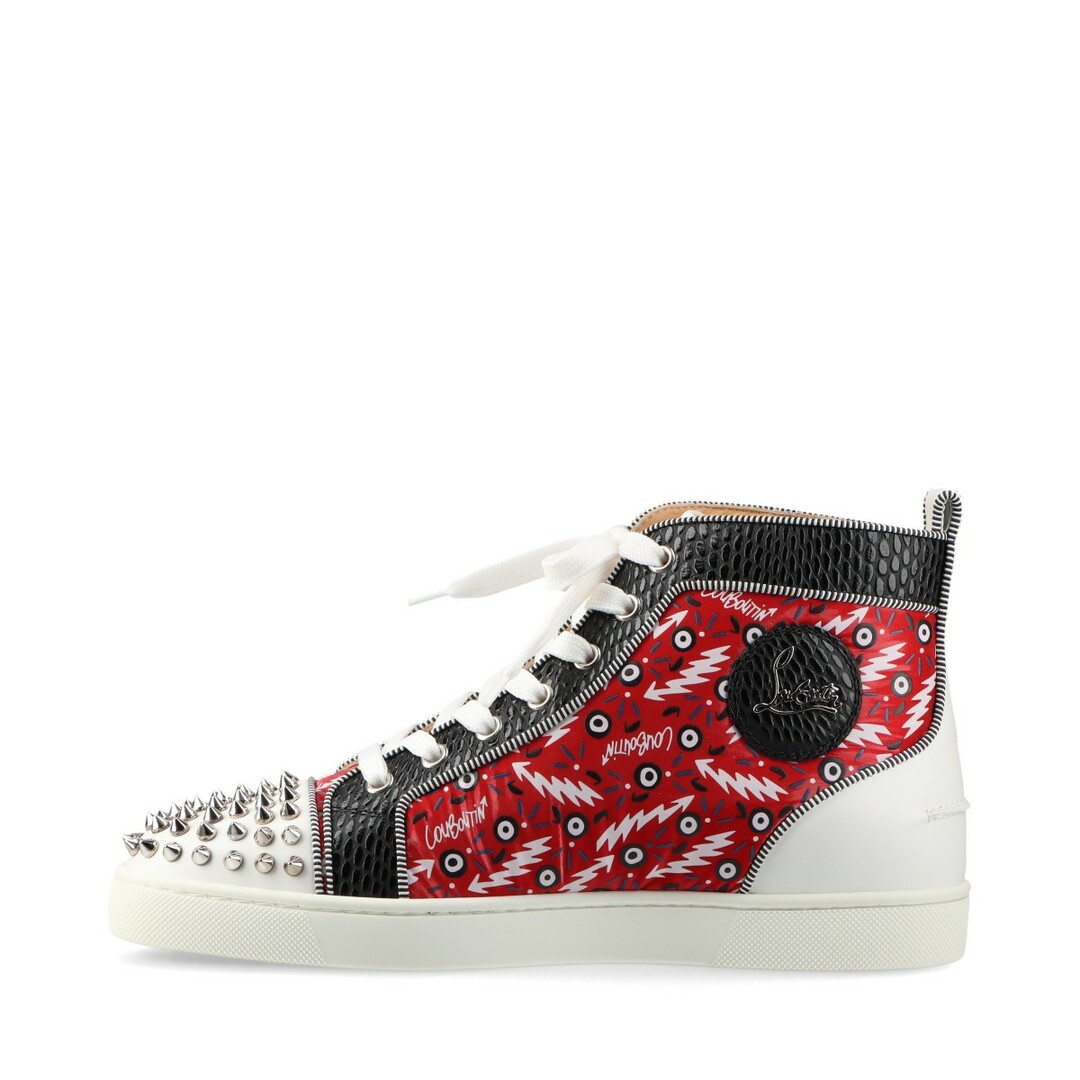 Christian Louboutin(クリスチャンルブタン)のクリスチャンルブタン Lou Spikes Orlato レザー×ファブリ メンズの靴/シューズ(スニーカー)の商品写真