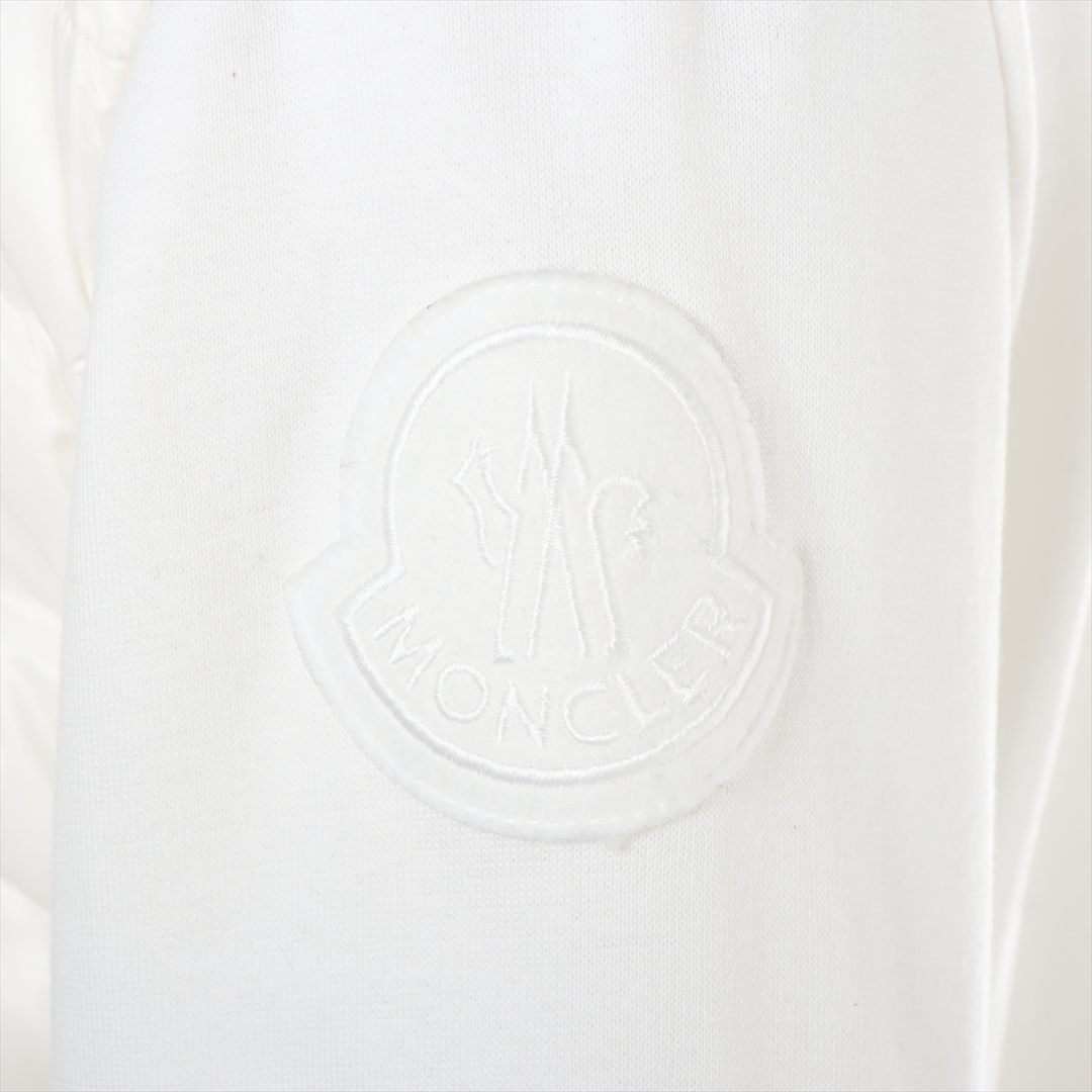 MONCLER(モンクレール)のモンクレール MAGLIA コットン×ナイロン S ホワイト レディース レディースのジャケット/アウター(その他)の商品写真