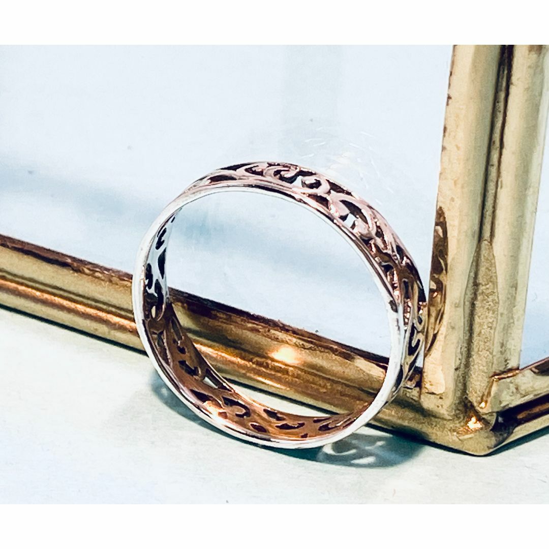 新着！【銀製品925】繊細アラベスクデザイン リング　サイズあり レディースのアクセサリー(リング(指輪))の商品写真