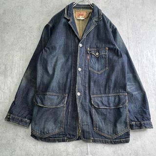 リーバイス(Levi's)の希少サイズ　リーバイス　05年製　カバーオール　古着　インディゴ　XL(Gジャン/デニムジャケット)