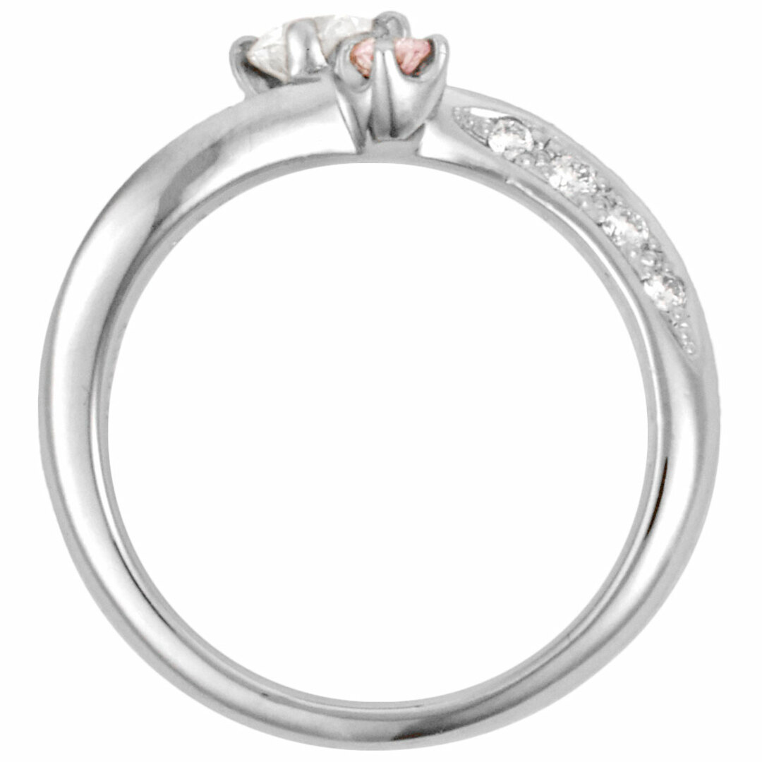 アイプリモ I-PRIMO デザイン リング 指輪 ダイヤモンド 0.257ct 約7号 Pt900 レディース【中古】 レディースのアクセサリー(リング(指輪))の商品写真