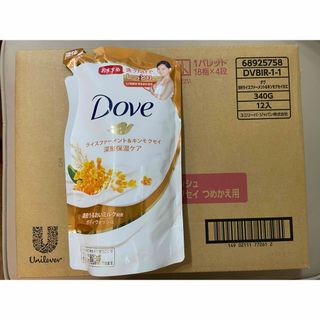 Dove（Unilever） - ダヴ　ライスファーメント＆キンモクセイ　ボディウォッシュ　詰替340g×12袋