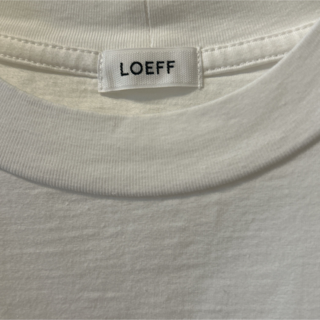 UNITED ARROWS(ユナイテッドアローズ)のLOEFF　ロエフ　オーガニックコットン　クレセント ショートスリーブＴシャツ レディースのトップス(Tシャツ(半袖/袖なし))の商品写真