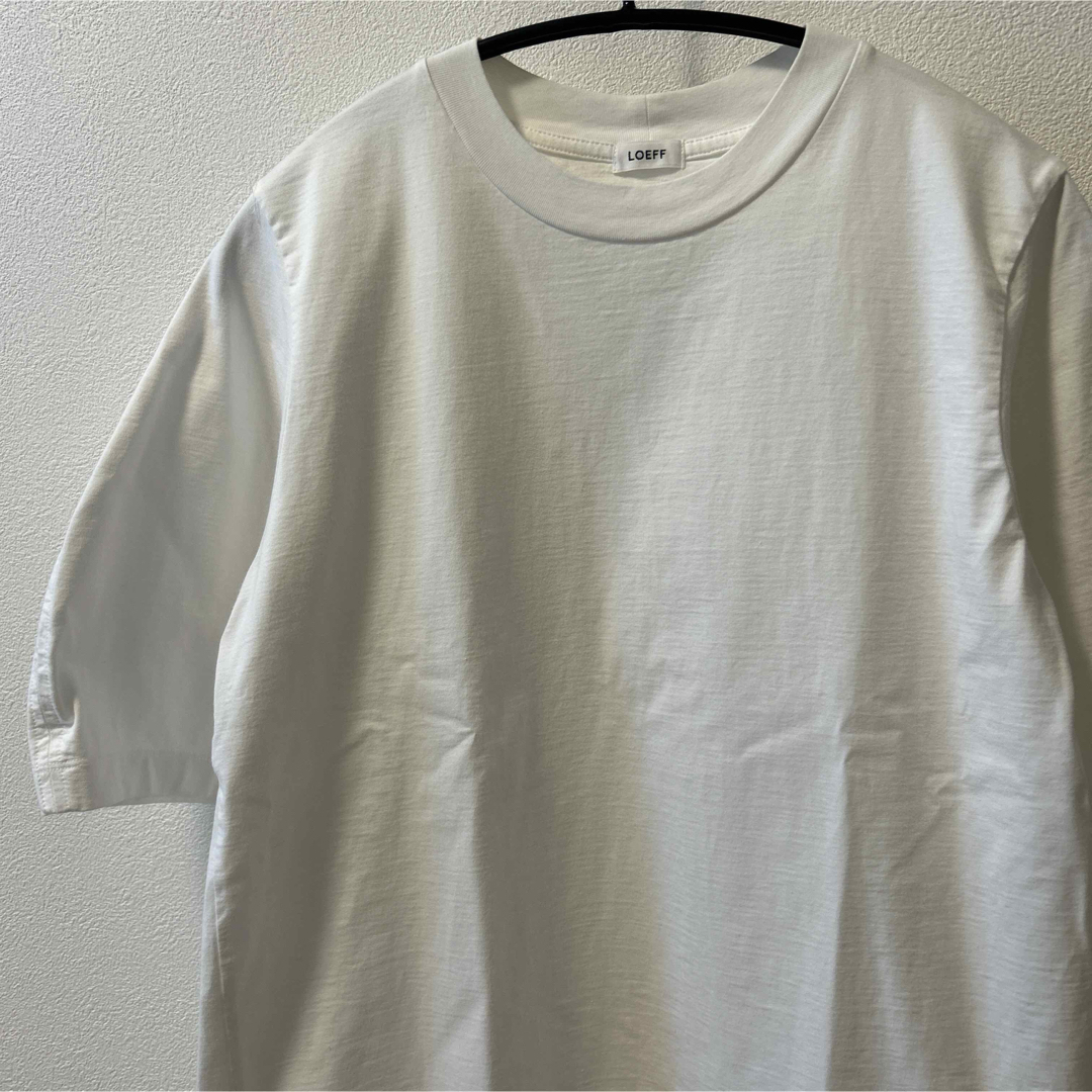 UNITED ARROWS(ユナイテッドアローズ)のLOEFF　ロエフ　オーガニックコットン　クレセント ショートスリーブＴシャツ レディースのトップス(Tシャツ(半袖/袖なし))の商品写真