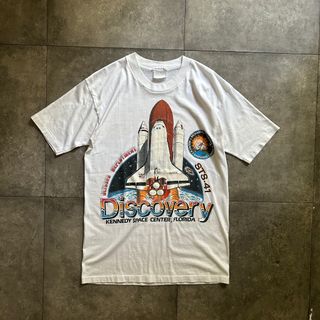 80s NASA tシャツ USA製 ホワイト M相当(Tシャツ/カットソー(半袖/袖なし))