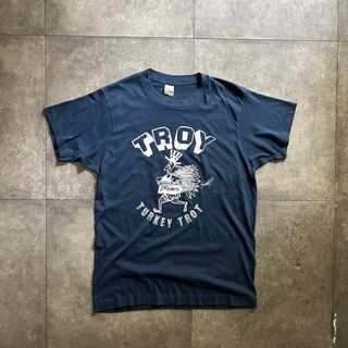 スクリーンスターズ(SCREEN STARS)の80s スクリーンスターズ tシャツ USA製 ネイビー L(Tシャツ/カットソー(半袖/袖なし))