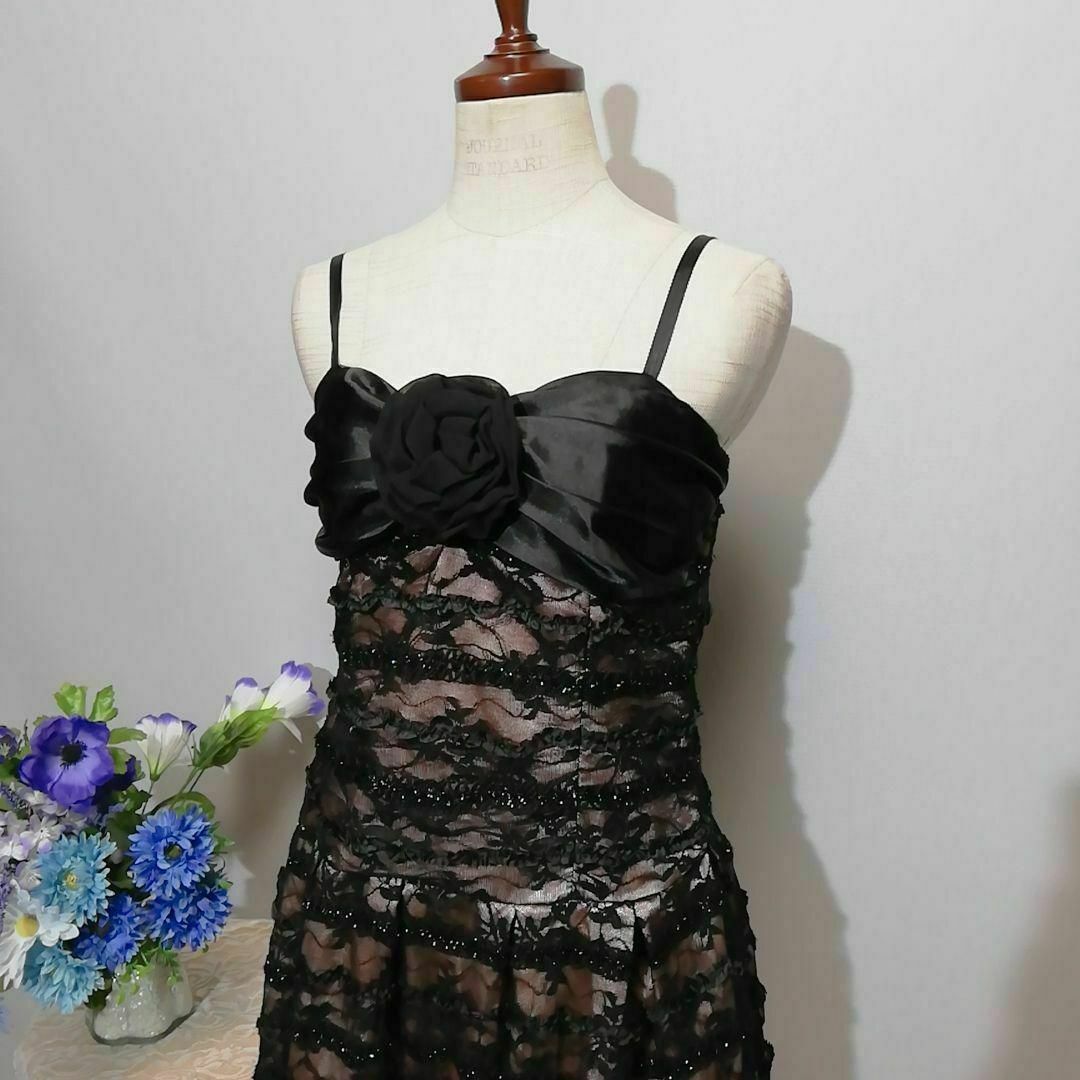 C.C.CROSS 極上美品　ドレス　ワンピース　パーティー　Мサイズ　ピンク レディースのフォーマル/ドレス(ナイトドレス)の商品写真