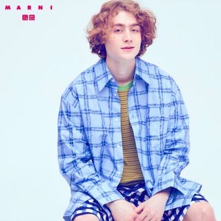 UNIQLO - 完売品！　UNIQLO ✕ MARNI   オーバーサイズ プリントシャツ　L