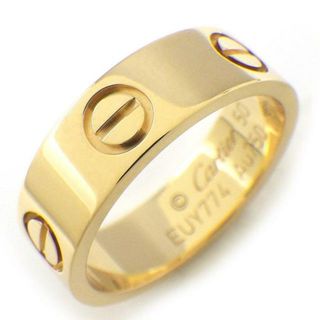 カルティエ(Cartier)のカルティエ Cartier リング ラブ B4084650 幅5.5mmモデル K18YG 10号 / #50 【中古】(リング(指輪))