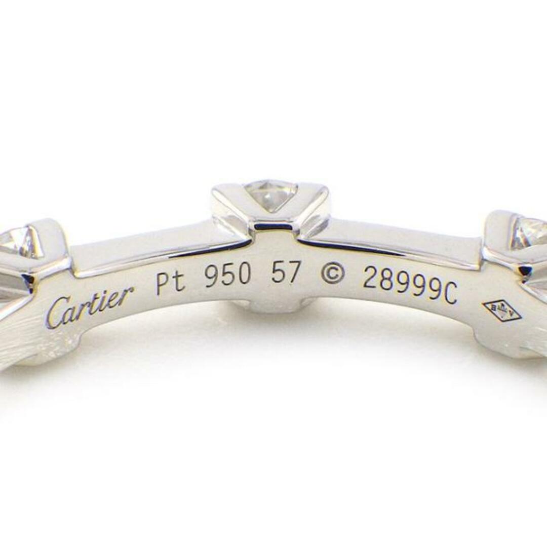 Cartier(カルティエ)の【★最終お値引き品】 カルティエ Cartier リング フル エタニティ サークル ダイヤモンド PT950 16.5号 / #57 【中古】 レディースのアクセサリー(リング(指輪))の商品写真