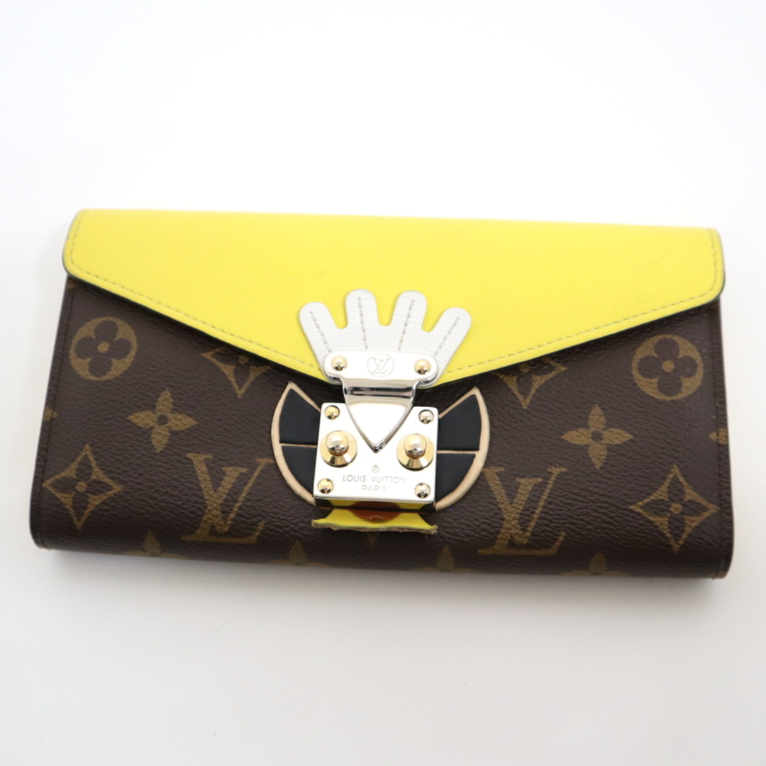 LOUIS VUITTON - 【LOUIS VUITTON】ルイヴィトン ポルトフォイユサラ トライバルマスク ジョーヌ M60790 MI0155/ok04585kw