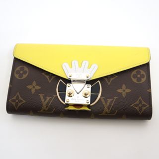 ルイヴィトン(LOUIS VUITTON)の【LOUIS VUITTON】ルイヴィトン ポルトフォイユサラ トライバルマスク ジョーヌ M60790 MI0155/ok04585kw(財布)