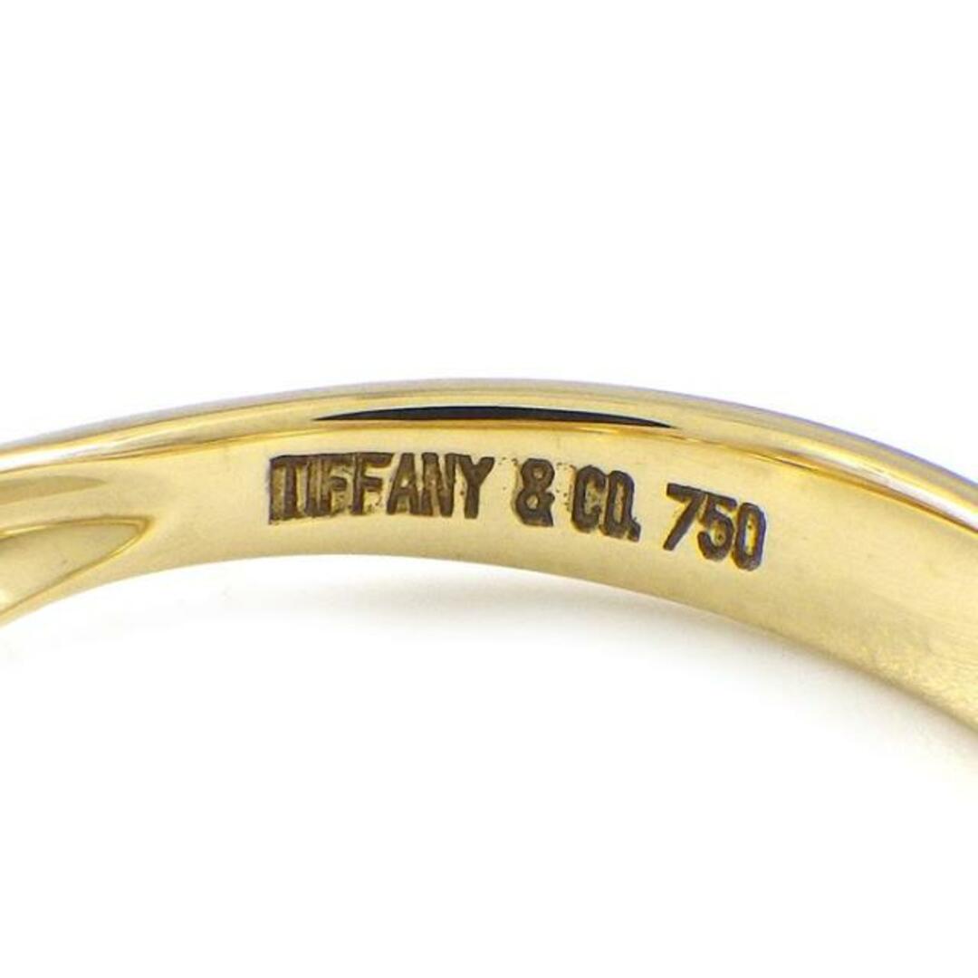 Tiffany & Co.(ティファニー)のティファニー Tiffany & Co. リング ダブル ティア ドロップ 1ポイント ダイヤモンド K18YG 9号 【中古】 レディースのアクセサリー(リング(指輪))の商品写真