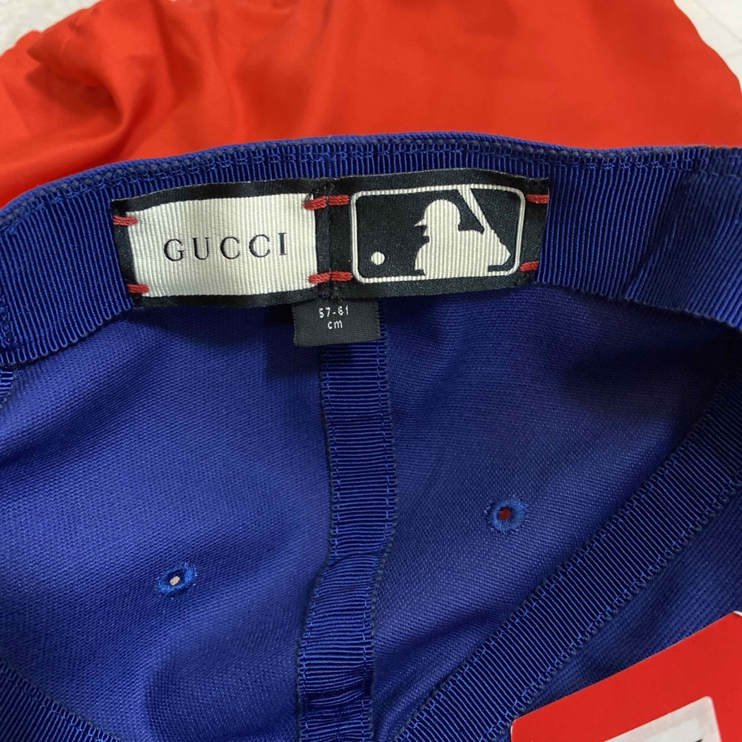 Gucci(グッチ)のGUCCI x MLB グッチ ベースボールキャップ 新品未使用 正規品 メンズの帽子(キャップ)の商品写真