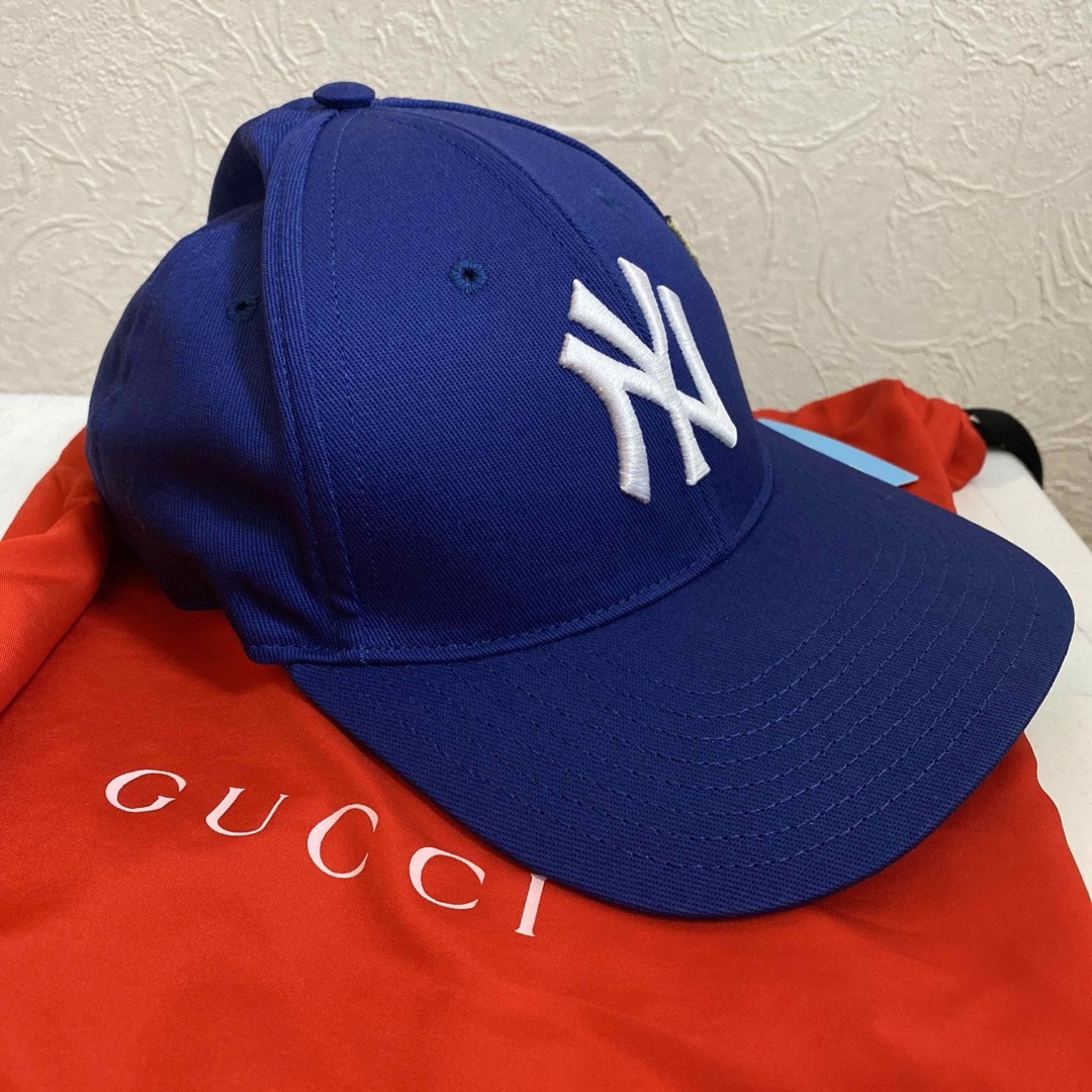 Gucci(グッチ)のGUCCI x MLB グッチ ベースボールキャップ 新品未使用 正規品 メンズの帽子(キャップ)の商品写真