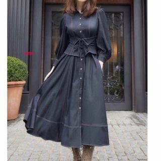 ハーリップトゥ(Her lip to)のHerlipto Loulou Corset Long Dress(ロングワンピース/マキシワンピース)