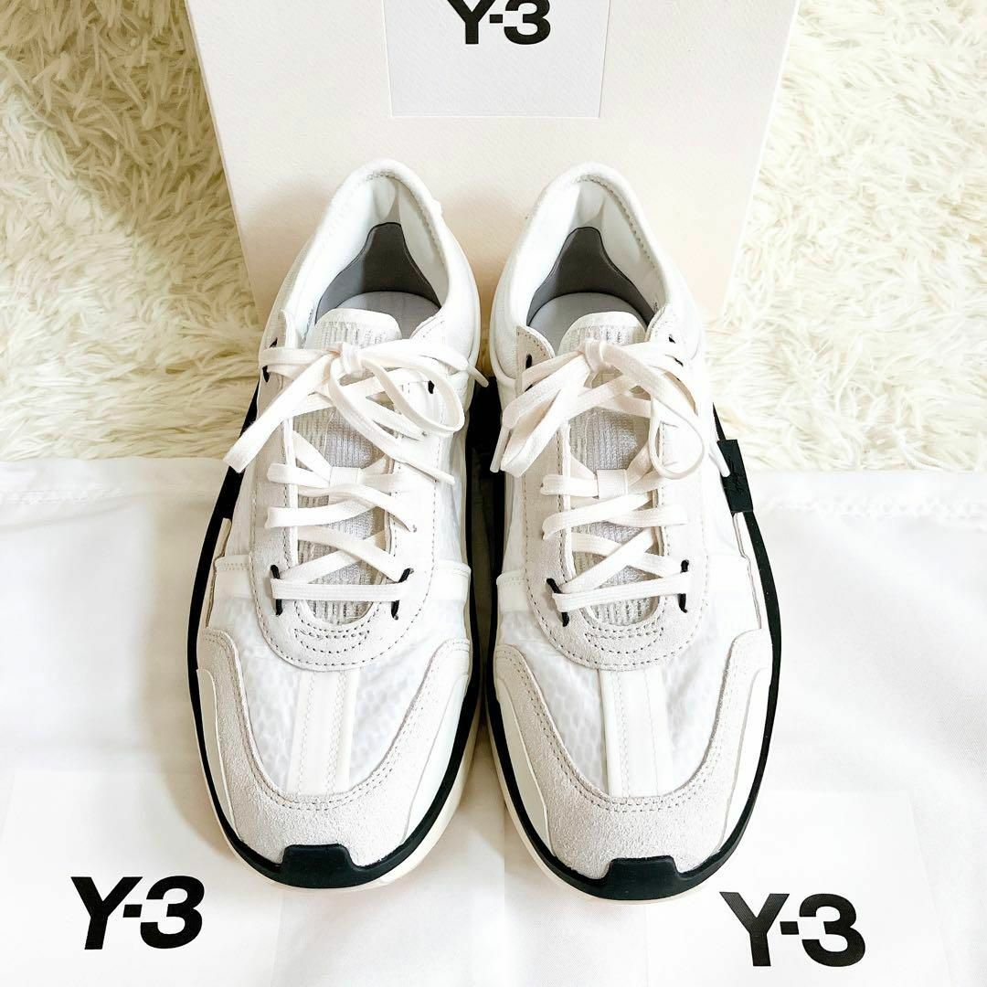 Y-3(ワイスリー)の【箱付き未使用品】Y-3 ワイスリー   厚底スニーカー   ロゴ　25㎝ レディースの靴/シューズ(スニーカー)の商品写真