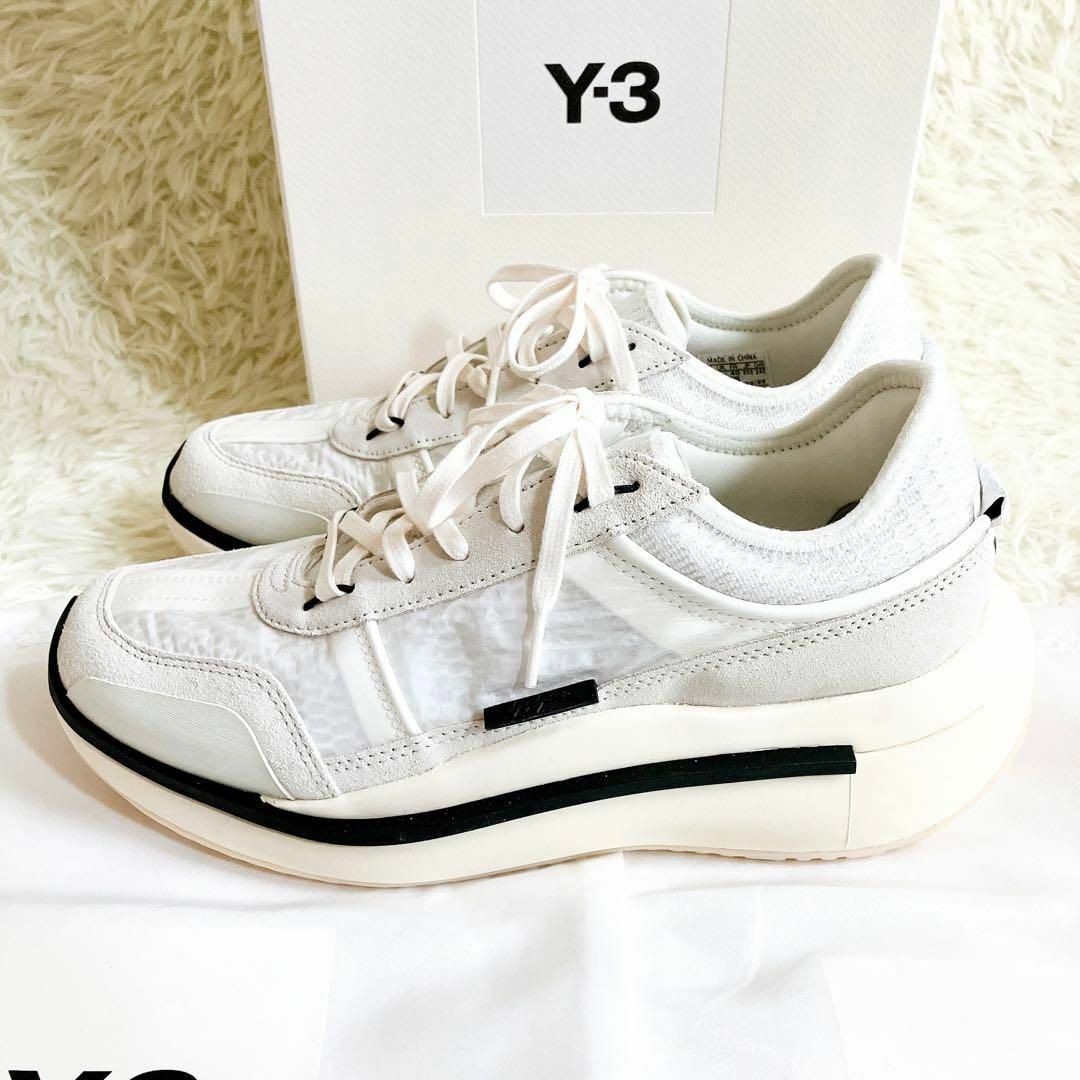 Y-3(ワイスリー)の【箱付き未使用品】Y-3 ワイスリー   厚底スニーカー   ロゴ　25㎝ レディースの靴/シューズ(スニーカー)の商品写真