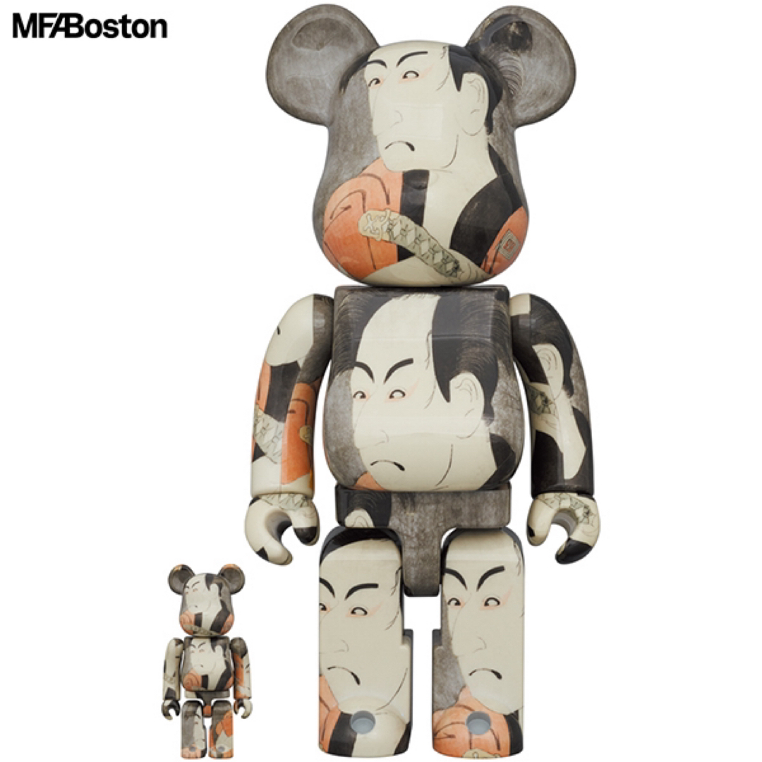 BE@RBRICK Boston Museum 東洲斎写楽 「市100％400％