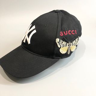 Gucci - 極美品 GUCCI グッチ バタフライ キャップ ニューエラ ヤンキース