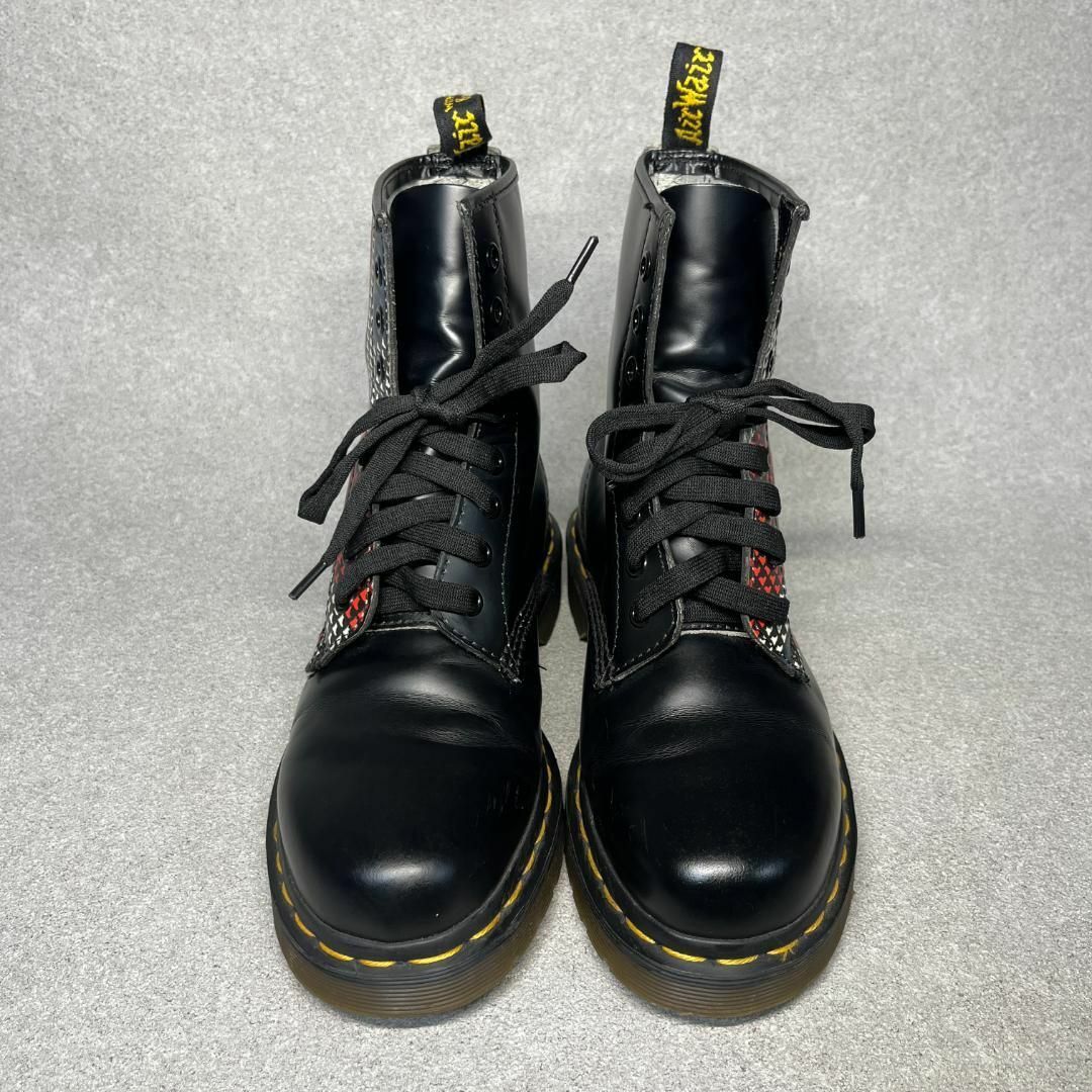 Dr.Martens(ドクターマーチン)のドクターマーチン 8ホール ブーツ 23.5cm相当 ユニオンジャック 黒 ♫ レディースの靴/シューズ(ブーツ)の商品写真