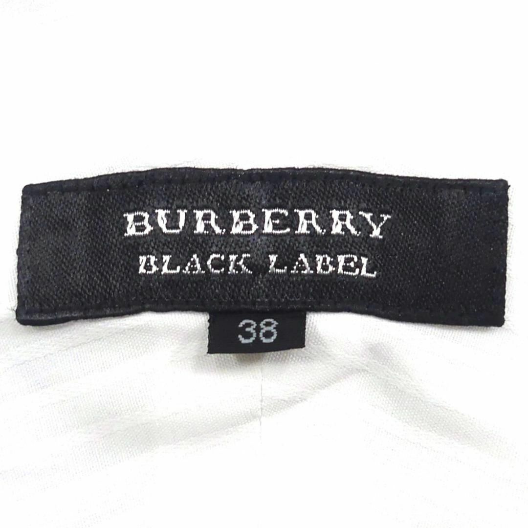 BURBERRY BLACK LABEL(バーバリーブラックレーベル)の廃盤 バーバリーブラックレーベル シャツ M 長袖 ストライプ 白 TN1719 メンズのトップス(Tシャツ/カットソー(七分/長袖))の商品写真