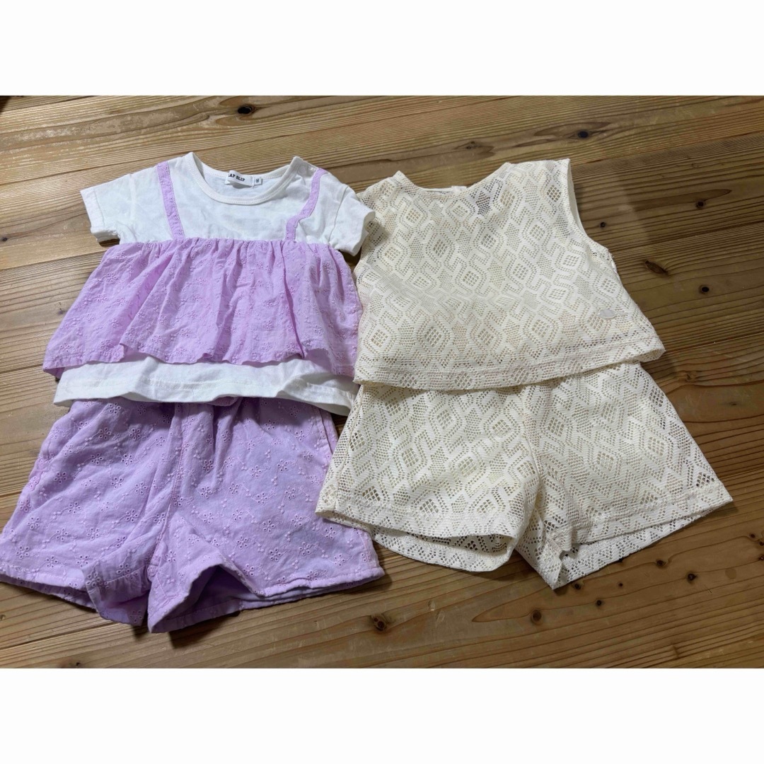 SLAP SLIP(スラップスリップ)のキッズ　セットアップ　女の子　90 95 キッズ/ベビー/マタニティのキッズ服女の子用(90cm~)(パンツ/スパッツ)の商品写真