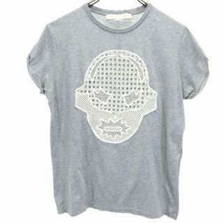 ステラマッカートニー 半袖 レース付き Tシャツ 36 グレー Stella McCartney レディース 古着 【240410】 メール便可