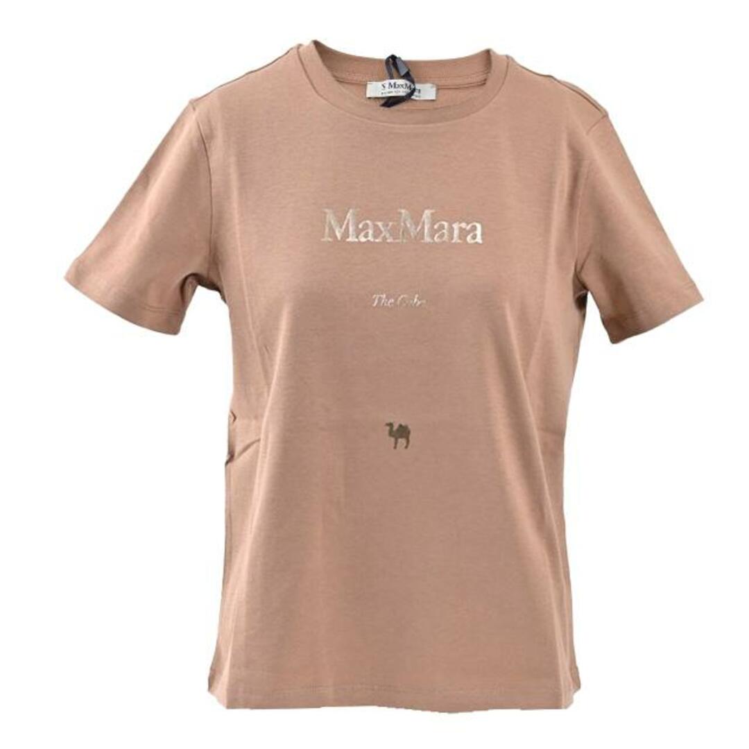 Max Mara(マックスマーラ)のエス マックスマーラ S MAX MARA Tシャツ QUIETO 24199710116 003 ブラウン 2024SS レディース ブラウン Ｌ（3000044727） レディースのトップス(Tシャツ(半袖/袖なし))の商品写真