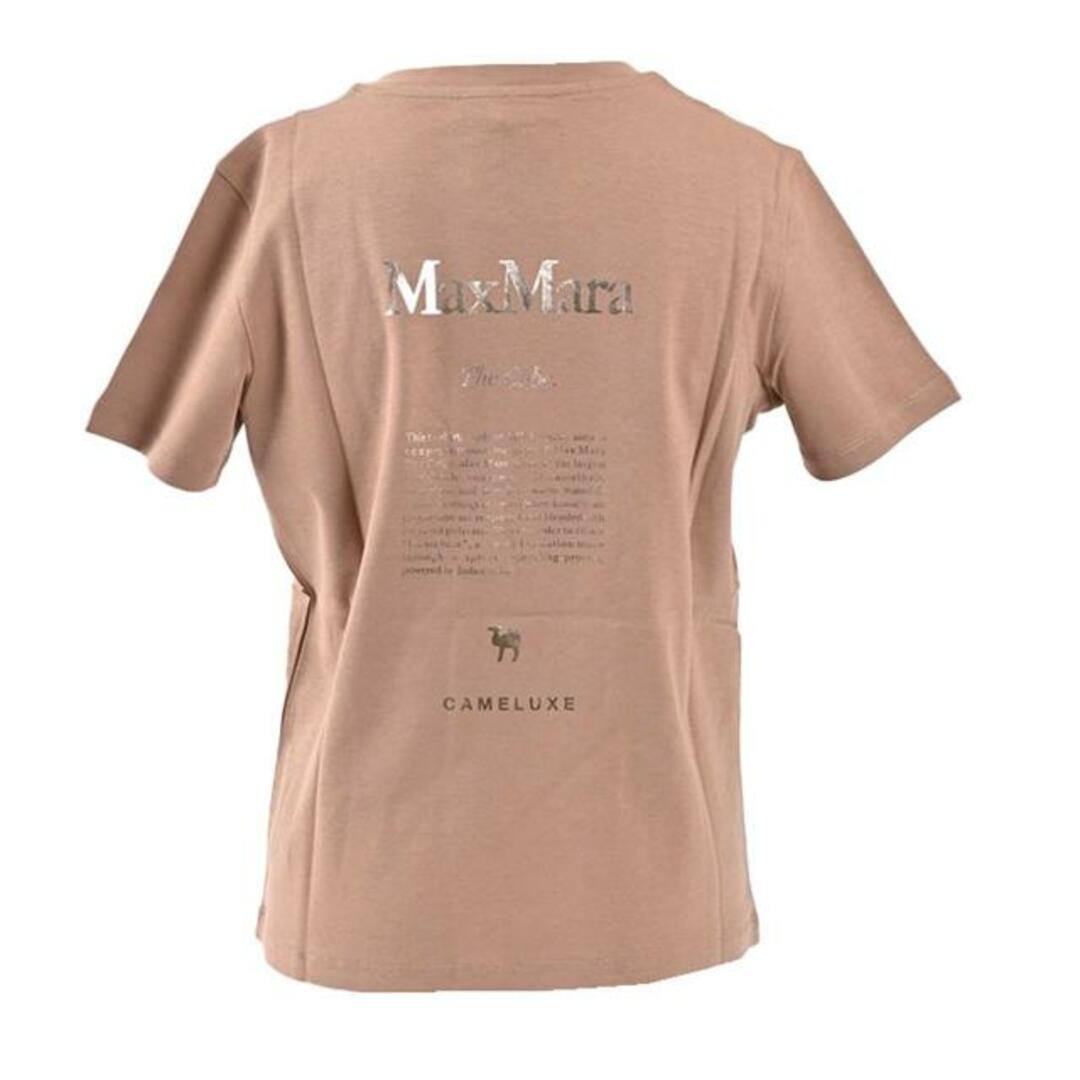 Max Mara(マックスマーラ)のエス マックスマーラ S MAX MARA Tシャツ QUIETO 24199710116 003 ブラウン 2024SS レディース ブラウン Ｌ（3000044727） レディースのトップス(Tシャツ(半袖/袖なし))の商品写真