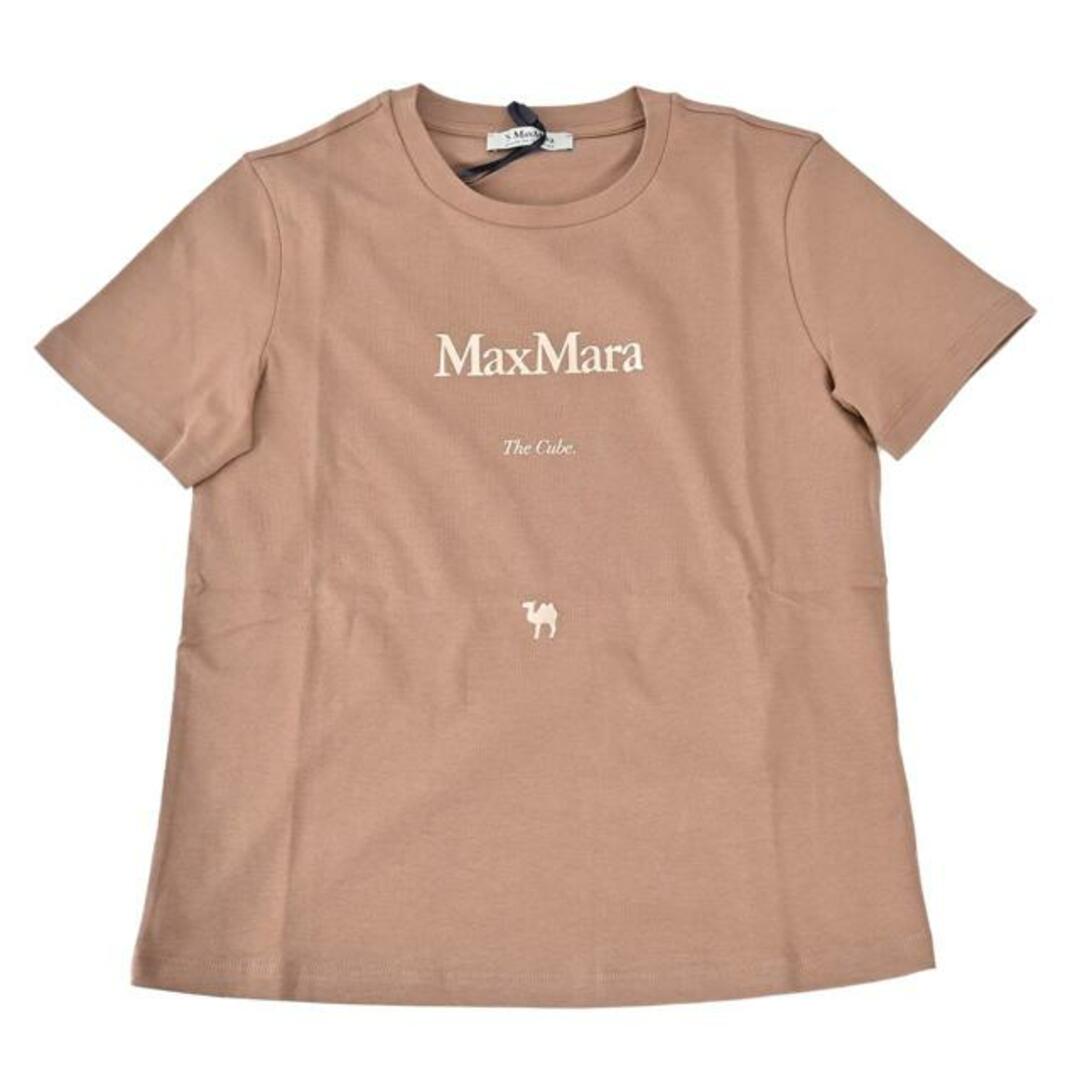 Max Mara(マックスマーラ)のエス マックスマーラ S MAX MARA Tシャツ QUIETO 24199710116 003 ブラウン 2024SS レディース ブラウン Ｌ（3000044727） レディースのトップス(Tシャツ(半袖/袖なし))の商品写真