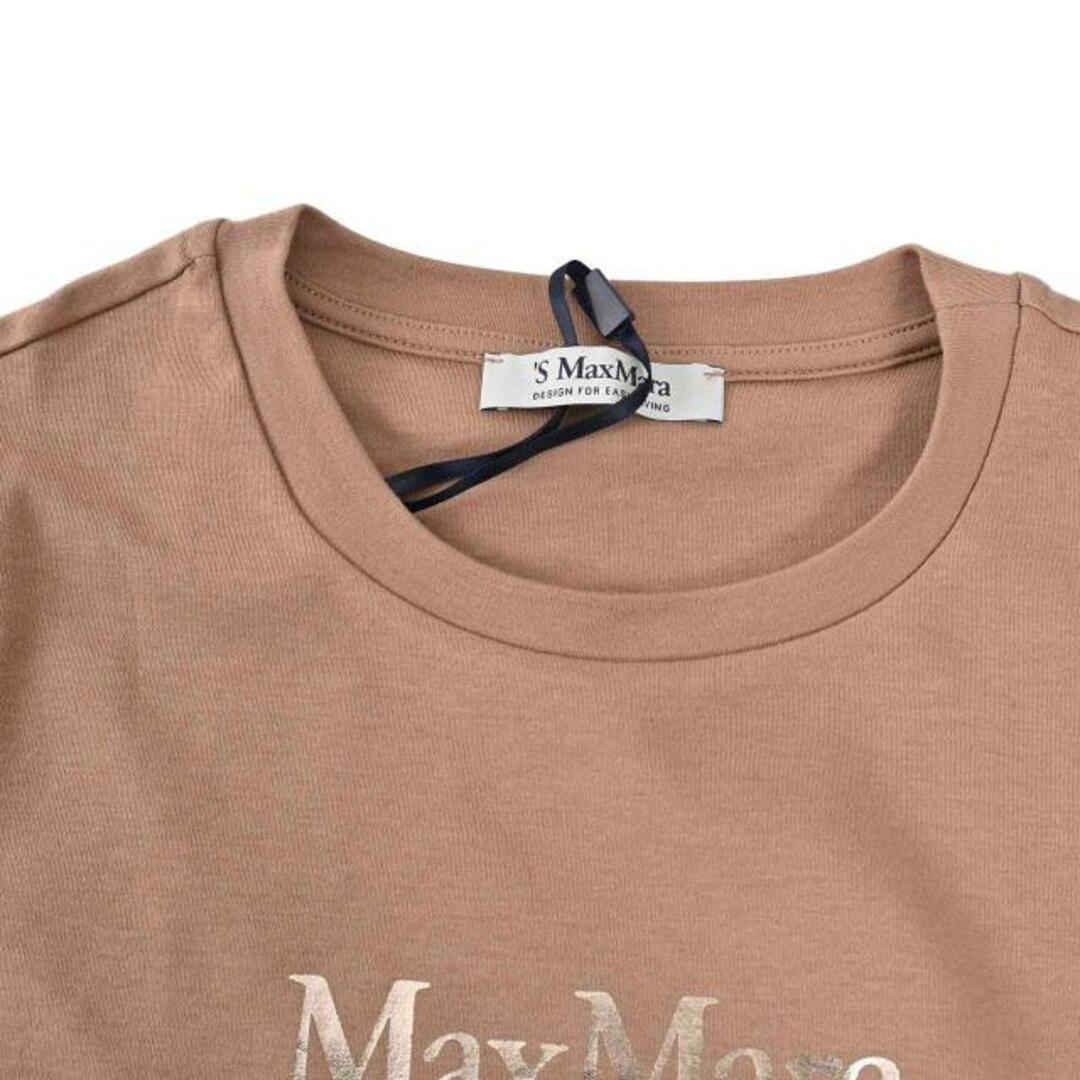 Max Mara(マックスマーラ)のエス マックスマーラ S MAX MARA Tシャツ QUIETO 24199710116 003 ブラウン 2024SS レディース ブラウン Ｌ（3000044727） レディースのトップス(Tシャツ(半袖/袖なし))の商品写真