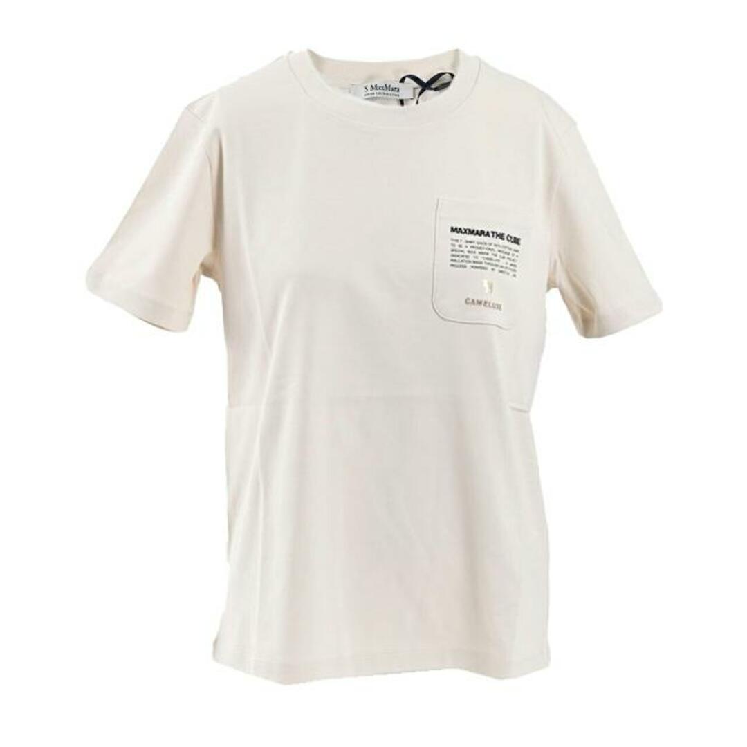 Max Mara(マックスマーラ)のエス マックスマーラ S MAX MARA Tシャツ SAX 24199710216 016 ベージュ 2024SS レディース ベージュ S（3000044753） レディースのトップス(Tシャツ(半袖/袖なし))の商品写真