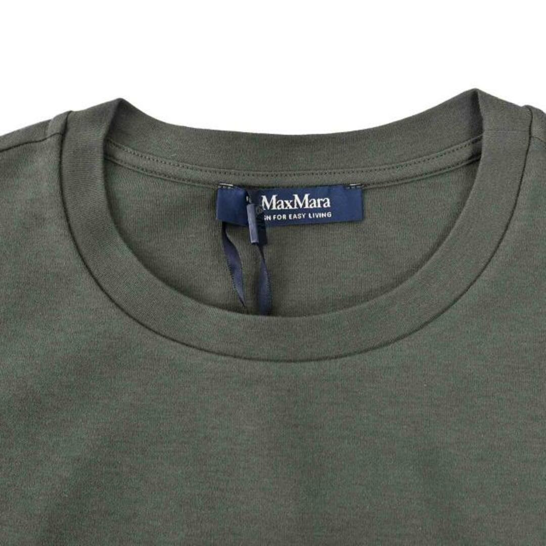 Max Mara(マックスマーラ)のエス マックスマーラ S MAX MARA Tシャツ QUIETO 24199710116 015 グリーン 2024SS レディース グリーン Ｌ（3000044742） レディースのトップス(Tシャツ(半袖/袖なし))の商品写真