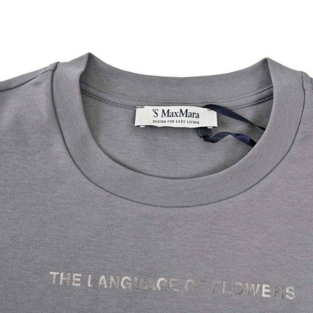 Max Mara(マックスマーラ)のエス マックスマーラ S MAX MARA Tシャツ QUIETO 24199710116 012 グレー 2024SS レディース グレー M（3000044731） レディースのトップス(Tシャツ(半袖/袖なし))の商品写真