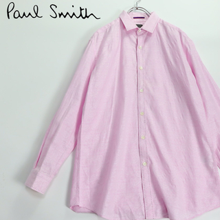 ポールスミス(Paul Smith)のPaul Smith ポールスミス　長袖　シャツ　花柄　お洒落　メンズ　ピンク(シャツ)