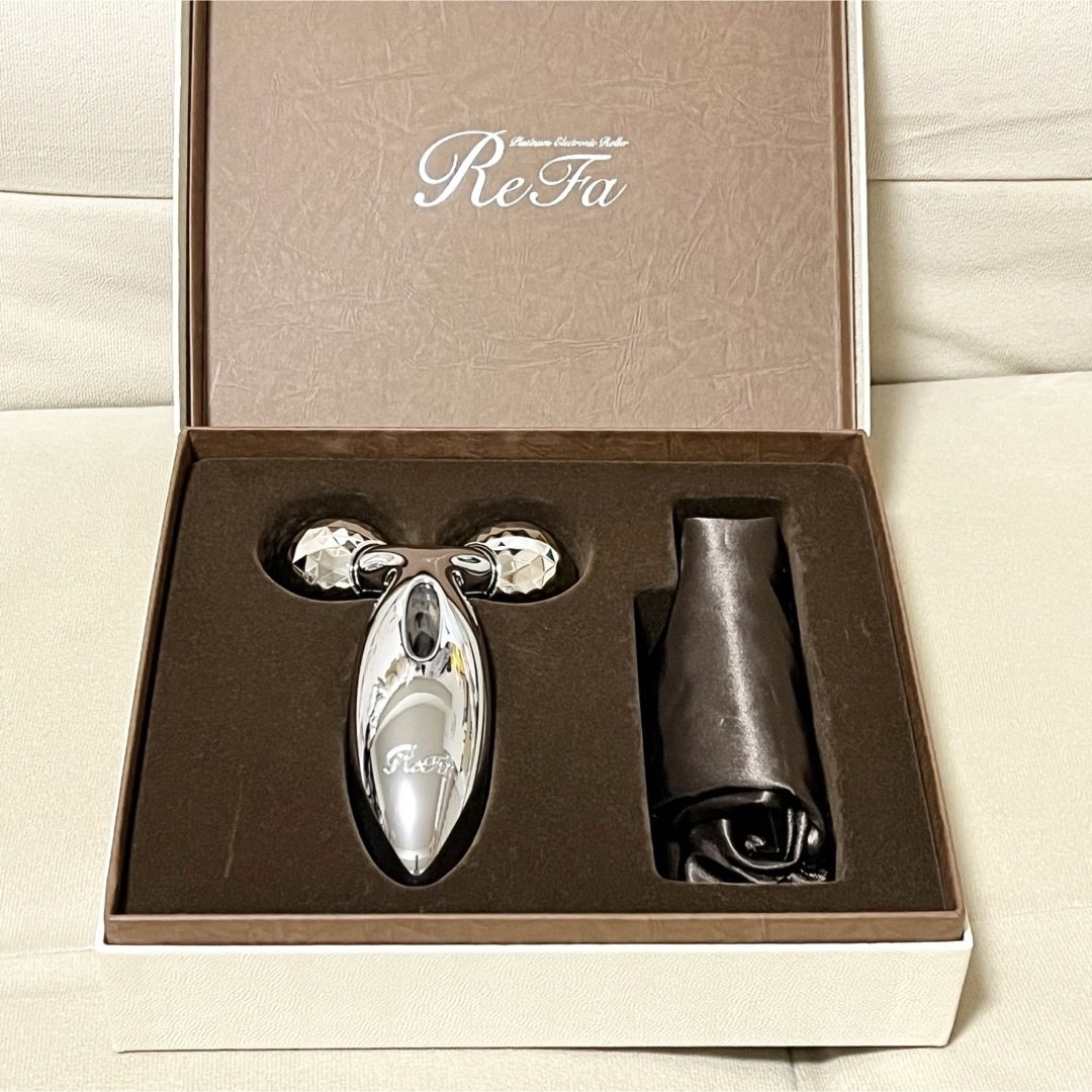 MTG プラチナ電子ローラー ReFa CARAT リファカラット 3個 新品- MTG プラチナ電子ローラー ReFa CARAT リファカラット 3個 新品-