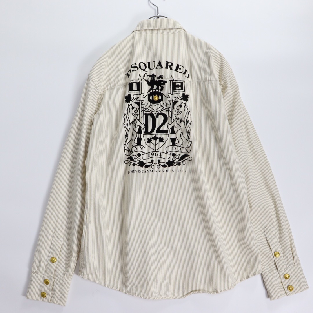 DSQUARED2(ディースクエアード)のDSQUARED2 ディースクエアード　ナポレオンシャツ　メンズ　カットソー メンズのトップス(シャツ)の商品写真