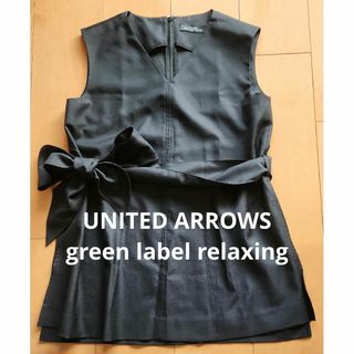 UNITED ARROWS green label relaxing - green label relaxing　ノースリーブブラウス　ブラック