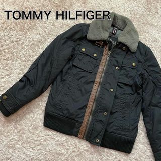 TOMMY HILFIGER - トミヒル　中綿　フライトジャケット　ブラック　ジャンバー