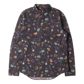 ポールスミス(Paul Smith)のPaul Smith ポールスミス シャツ サイズ:L 21AW フォトグラフィック キャンバス フローラル プリント ドレスシャツ 花柄 総柄 キレカジ COLLECTION ダークブラウン マルチカラー 日本製 トップス カジュアルシャツ【メンズ】【中古】(シャツ)